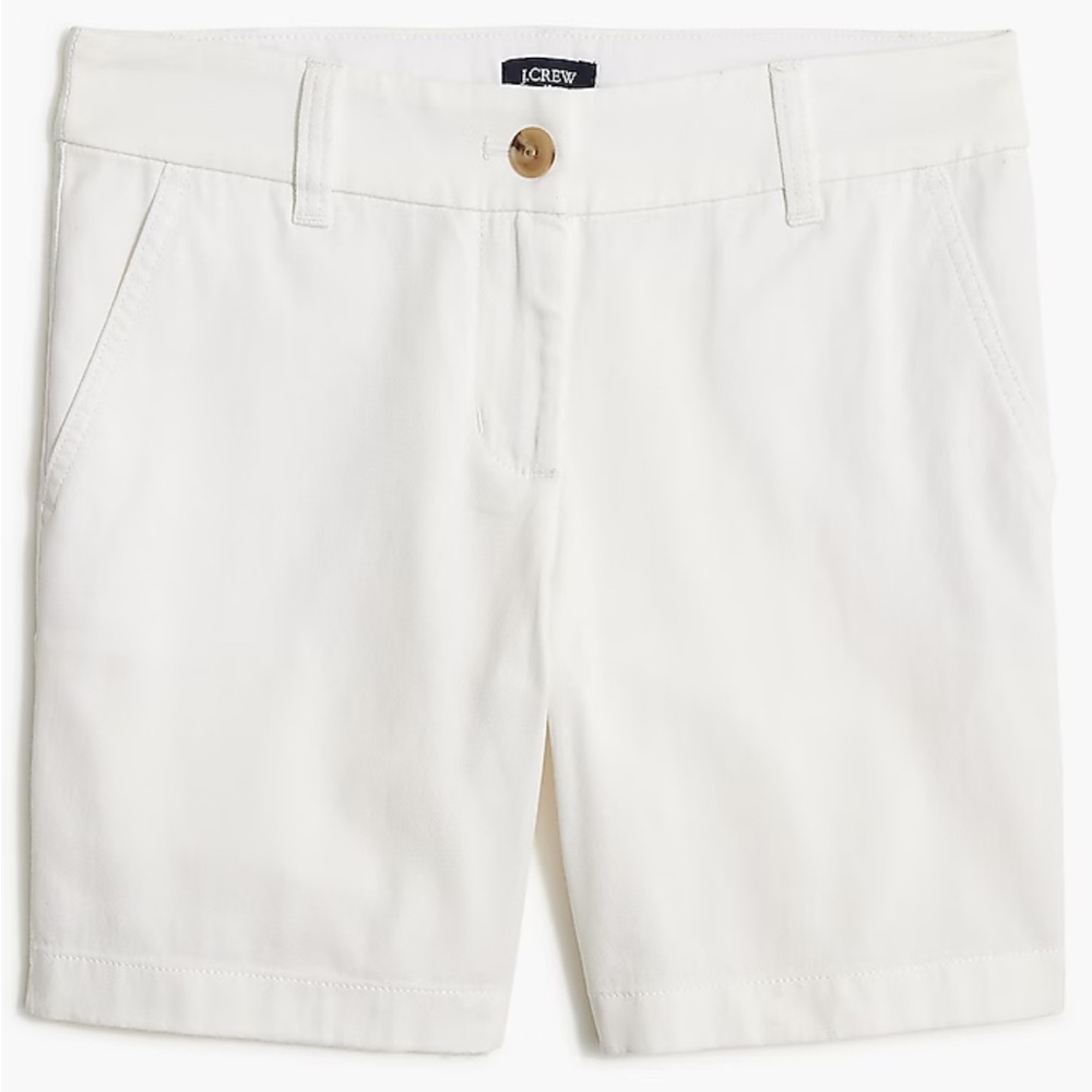 J. Crew Women's White Shorts 7" classic chino short MAKE ME AN OFFER!!!!